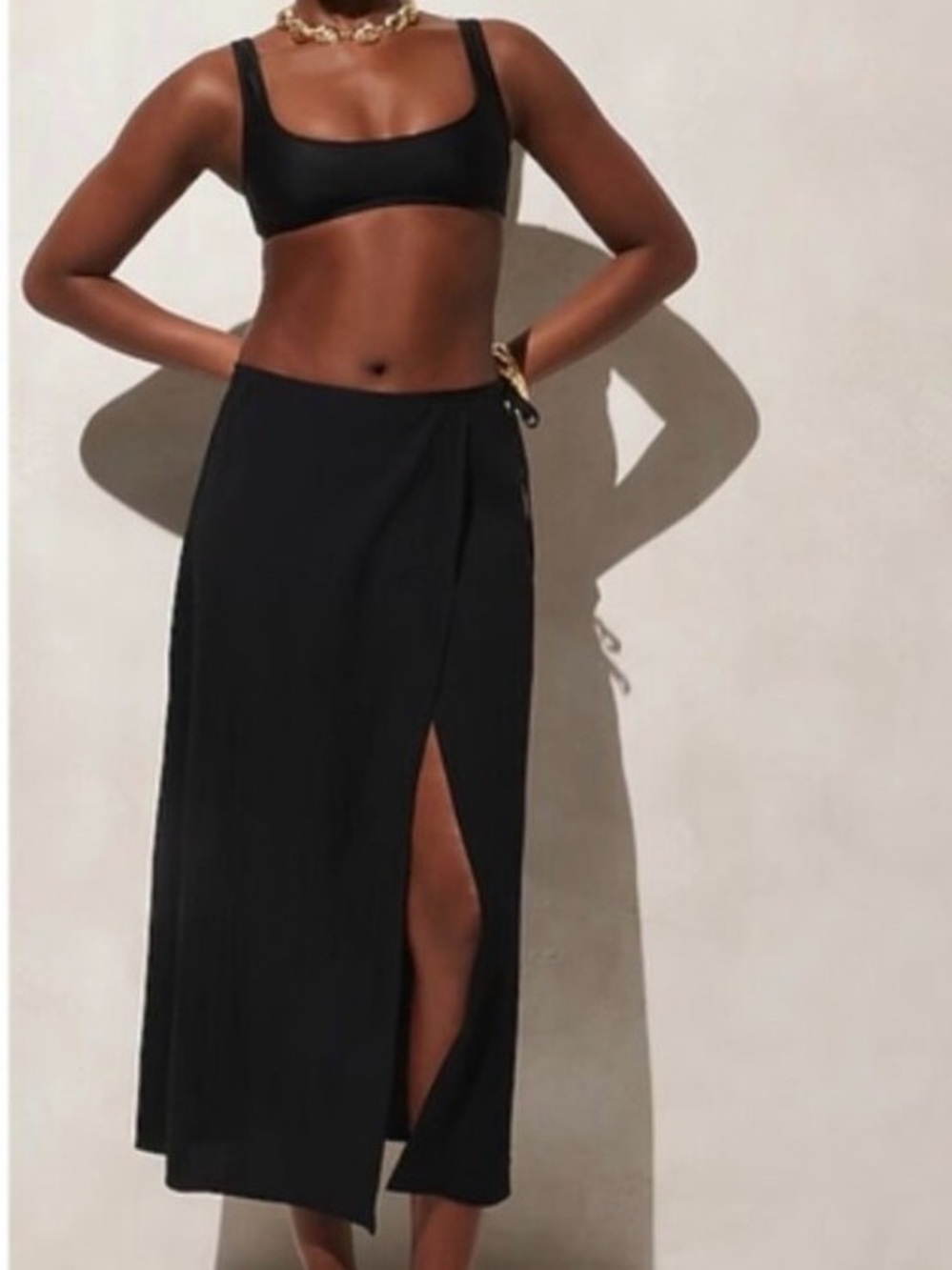 J. Crew Side-Tie Beach Skirt in Airy Gauze NWT